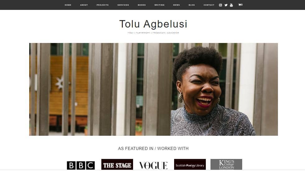 Tolu Agbelusi homepage Tolu Agbelusi homepage